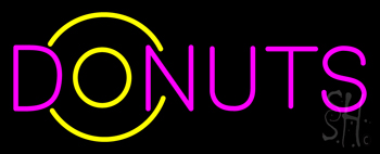 Pink Donuts LED Neon Sign