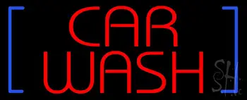 Red Car Wash LED Neon Sign