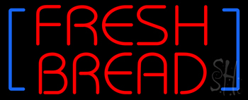 Red Fresh Bread LED Neon Sign