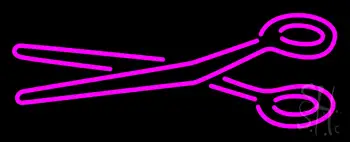 Pink Scissor Logo LED Neon Sign
