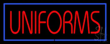 Red Uniforms Blue Border LED Neon Sign