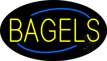 Bagels Animated Neon Sign