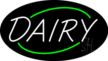 Deco Style Dairy Neon Sign