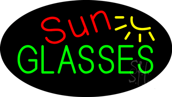 Sun Glasses Animated Neon Sign