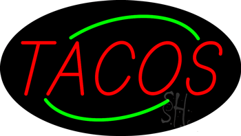 Tacos Animated Neon Sign