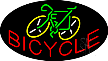 Bicycle Animated Neon Sign