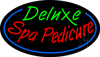 Deluxe Spa Pedicure Animated Neon Sign