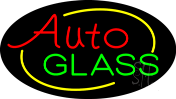 Deco Style Auto Glass Flashing Neon Sign