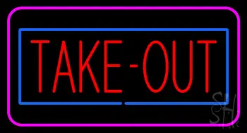 Take-Out LED Neon Sign