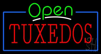 Tuxedos Open Neon Sign
