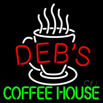 Debs Coffee House LED Neon Sign