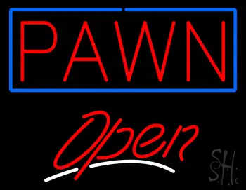 Pawn Open LED Neon Sign
