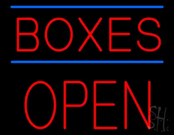 Boxes Open Block LED Neon Sign