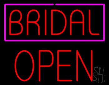Bridal Block Open LED Neon Sign