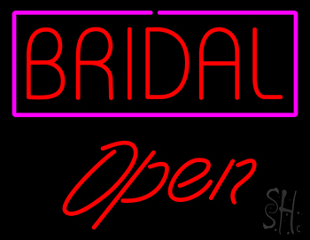 Bridal Red Open LED Neon Sign