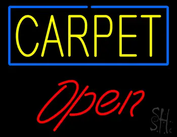 Carpet Script1 Open LED Neon Sign