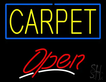 Carpet Script2 Open LED Neon Sign