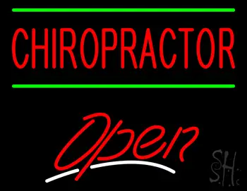 Chiropractor Open LED Neon Sign