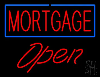Mortgage Open LED Neon Sign