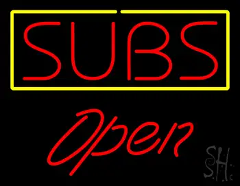 Subs Open LED Neon Sign