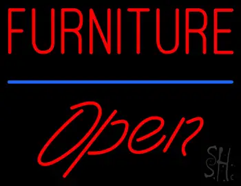 Furniture Script1 Open LED Neon Sign