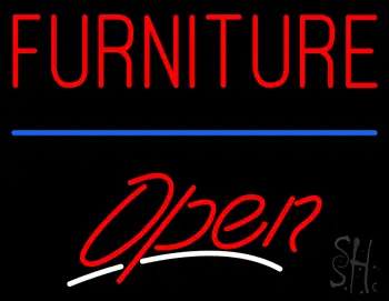 Furniture Script2 Open LED Neon Sign