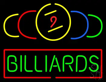 9 Ball Billiards LED Neon Sign