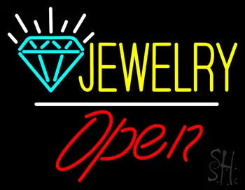 Jewelry Logo Open LED Neon Sign
