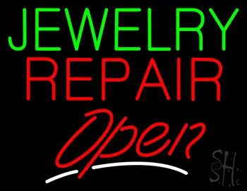 Jewelry Repair Open LED Neon Sign