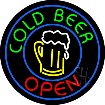 Cold Beer Neon Sign