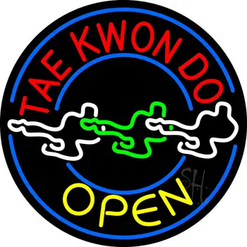 Tae Kwon Do Neon Sign