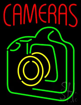 Cameras Neon Sign