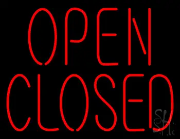 Open Closed LED Neon Sign