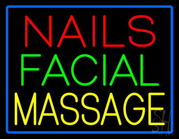 Nails Facial Massage Neon Sign