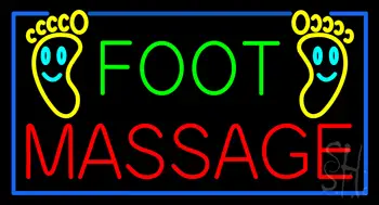 Foot Massage Neon Sign