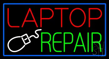 Laptop Repair Neon Sign