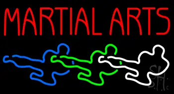 Martial Arts Neon Sign